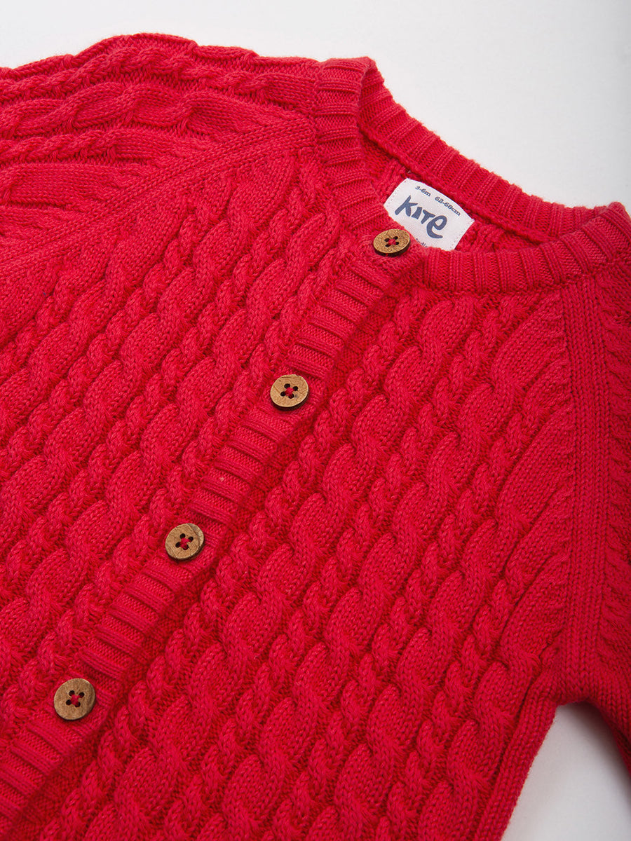 My First Cardi - Red