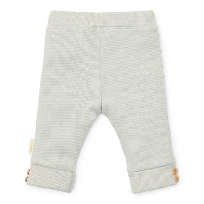 Little Farm Waffle Trousers - Soft Green