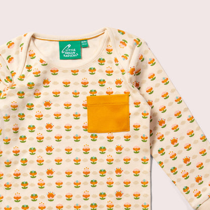 Little Blooms Organic T-Shirt & Jogger Playset