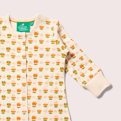 Little Blooms Organic Sleepsuit