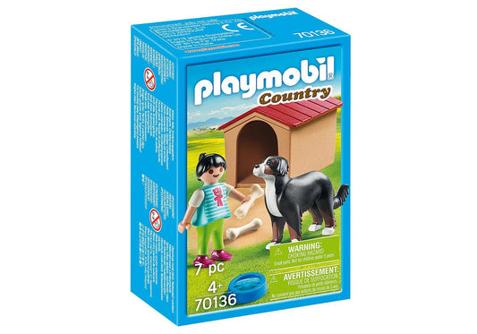 Country - Country Dog With Doghouse Playset