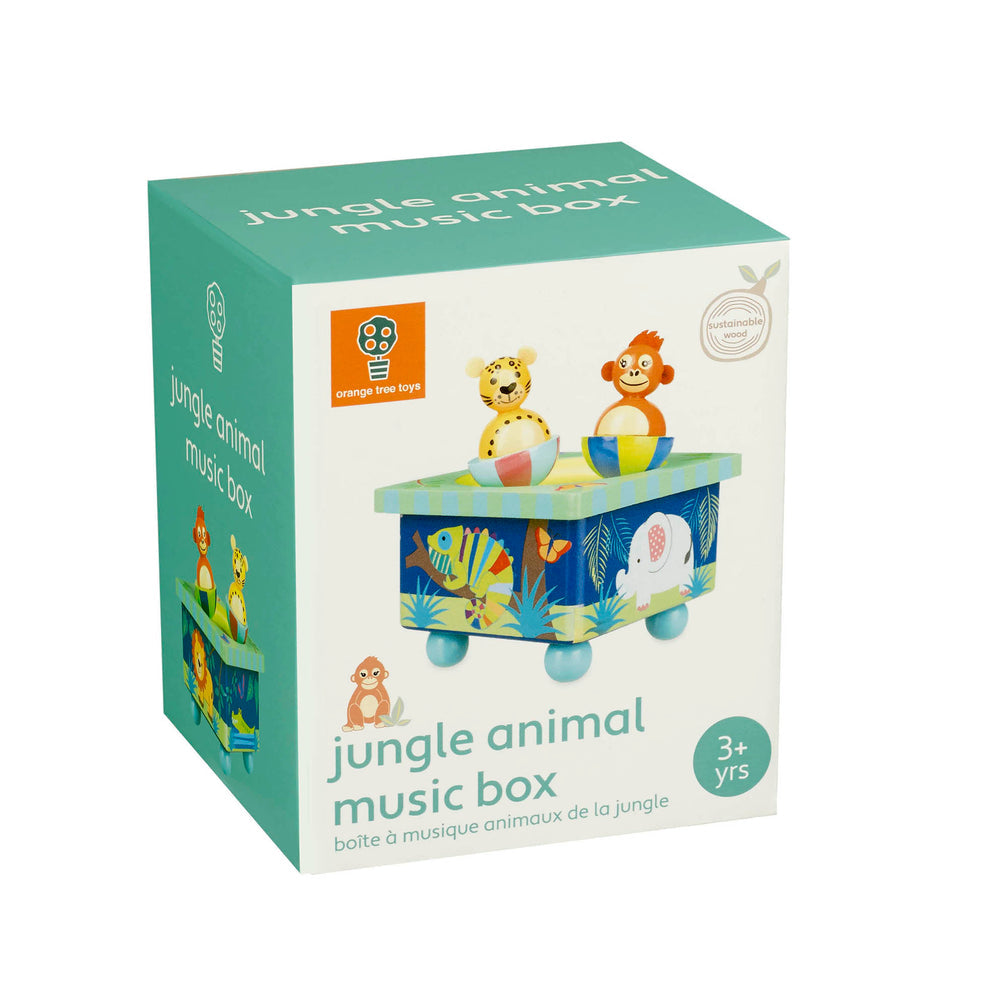 Jungle Animals Music Box