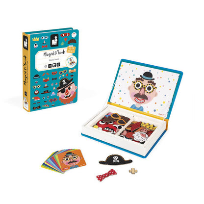 Magneti Book - Boy's Crazy Faces - Bizzybods