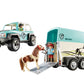 Country - Car With Pony Trailer